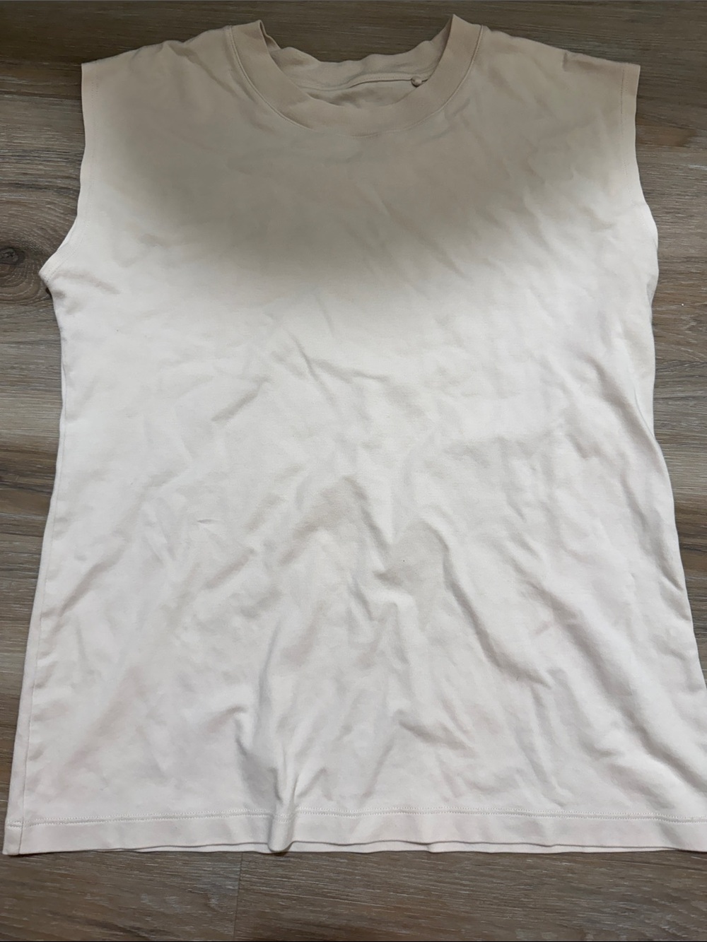 MM LaFleur Sleeveless Crewneck Tee Shirt - Cream